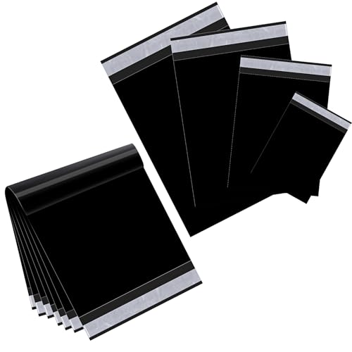 Outus 120 Pieces Poly Mailer Envelope 4 Assorted Sizes Shipping Bags Self Sealing Clasp Envelope Self Adhesive Tear Proof Mailin