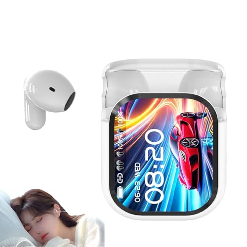 NE20 Auricolari Ne20 di Traduzione 5.4 Display a Led 140 Lingua Ai Traduttore Auricolare in Tempo Reale Suono Stereo Chiaro Lunga Durata della BatteriaWhite bluetooth