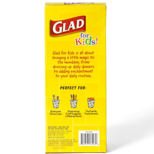 Glad for Kids Dinosaur Disposable Paper Bath Cups, 3 Oz, 100 Count - image 8