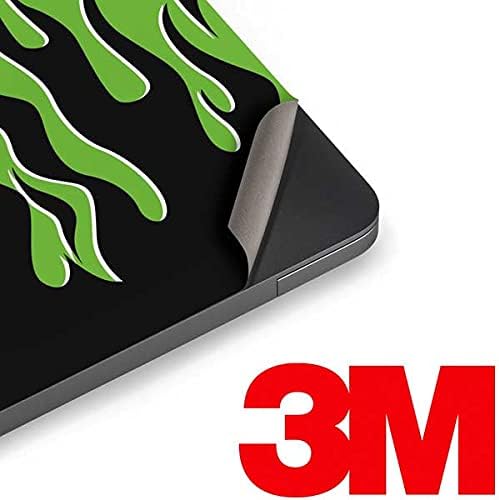 Skinit Decal Laptop Skin Compatible with MacBook Air 13in Retina (2018-2019) - Originally Designed Green Flames Design