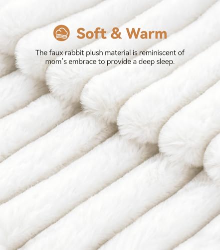 Lit pour chien de taille moyenne apaisant blanc, panier moelleux antidérapant - 6