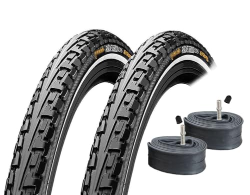 2 Stück Reifen 28' Ride Tour schwarz Reflex 37-622 28 x 1 3/8 x 1 5/8 + AV...