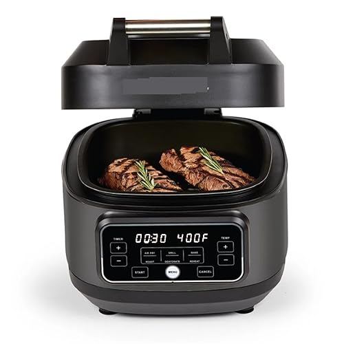 KUMIAN Freidora, Grill Air Fryer Home, Negro, Freidoras de Aire de 5.5 Cuartos Accesorios for freidoras de Aire,Fácil Limpieza