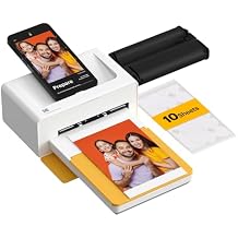 KODAK Dock Plus 4x6 Photo Printer, 10 Sheets, Docking & Bluetooth Smartphone Printer for iPhone & Android, Instant Color Prints, 4PASS Dye Sublimation