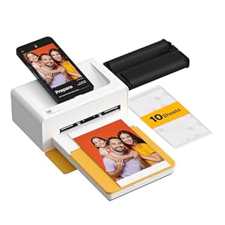 KODAK Dock Plus 4x6'' Photo Printer, 10 Sheets, Docking & Bluetooth Smartphone Printer for iPhone & Android, Instant Color Prints, 4PASS Dye Sublimation
