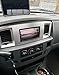 SLATE GREY Black and Silver Aftermarket Stereo Radio Double Din Dash Install Kit Compatible with Dodge Ram 2006 2007 2008 2009 (Standard, Silver)