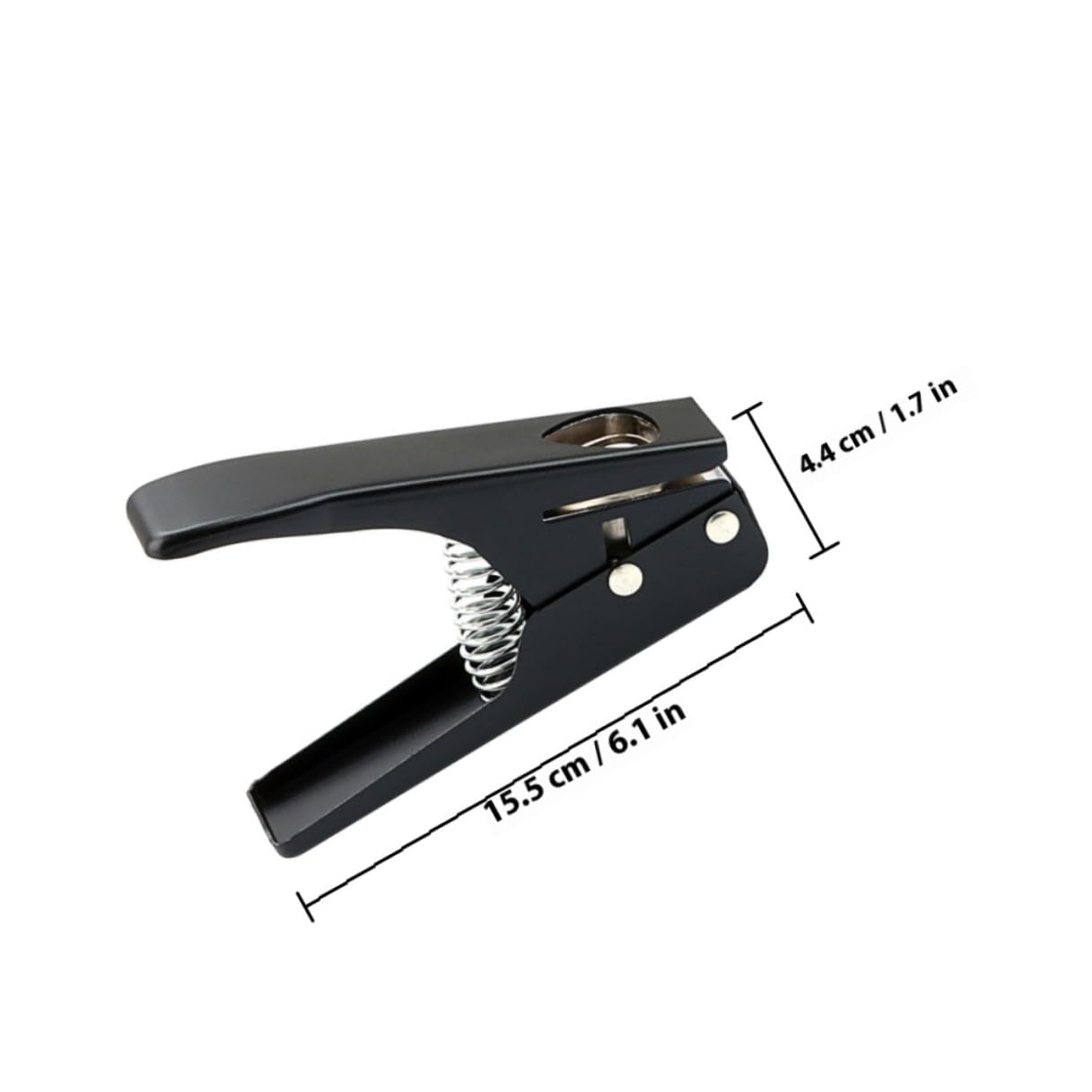 Perforatore per Plettri per Chitarra Nero R26e, Metallo Plastico
