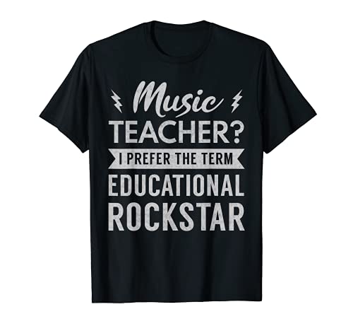 Camiseta divertida para profesor de música con texto en inglés Camiseta
