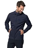 blue point katze bkh sehr atmungsaktiv Jack Wolfskin Herren Northern Point Softshelljacke, blau (night blue), XL