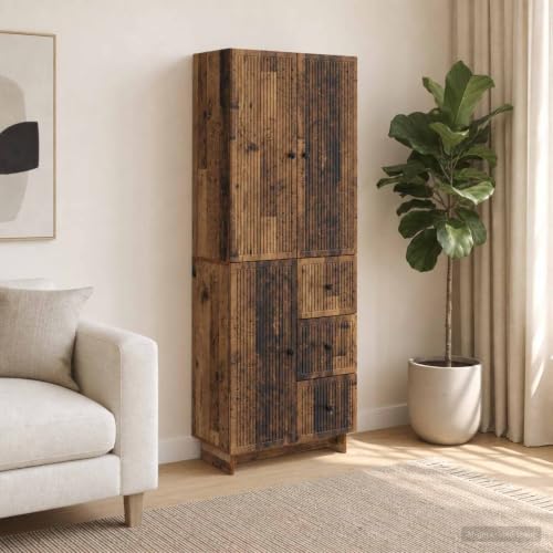 Estante de pared y mueble auxiliar rectangular de madera para ganar espacio en el hogar 3