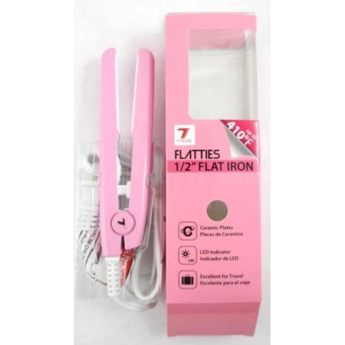 Tyche Flatties 1/2" Plancha para el pelo miniatura 1