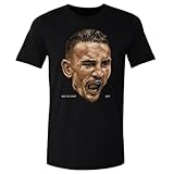 500 LEVEL Max Holloway UFC Shirt - Max Holloway Portrait WHT (Black, Large)