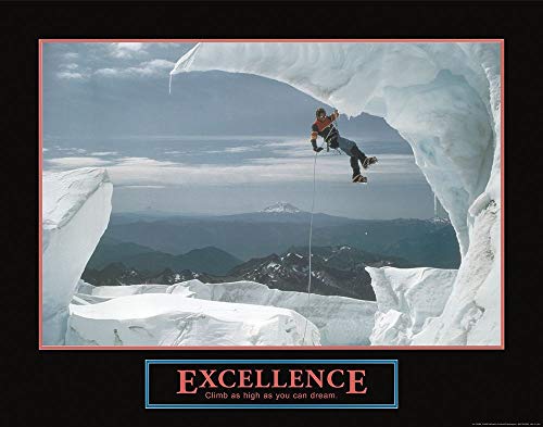 Grimpeur de glace affiche sur toile pour sublimer l'ambiance d'un salon de passionné de montagne
