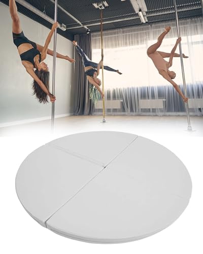 Alfombrilla de pole fitness para entrenamientos seguros en el salón de casa
