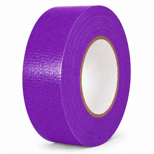 Image of GGR Supplies CDT-36 Industrial Grade Cloth Duct Tape, Purple 2 Inch x 60 Yards, Waterproof UV Resistant Heavy Duty, Clean Removal with No Sticky Residue for Repairs, Packaging, and Bundling