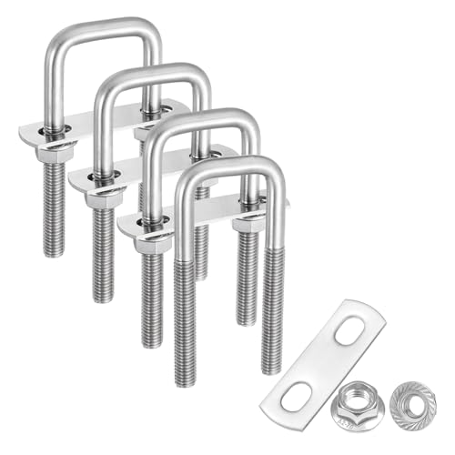 uxcell M8 1C` Ci[ChXNGAU{g 4C` 304XeXX`[ U{g tWZpibgt g[[pt[v[g ԗp (25mm x 100mm)