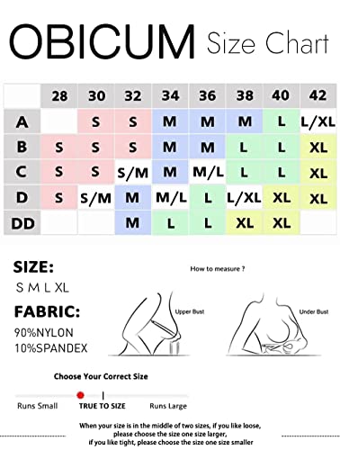 Image of OBICUM Backless Clear Back Bra Convertible Wireless Dance Bra Unpadded Adjustable Straps Low Back