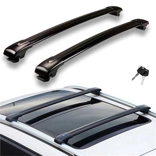 Barras transversales Terrain de aluminio baca techo con cerradura