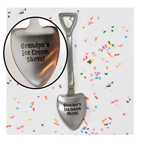 Grandpa Gift – Grandpa’s Ice Cream Spoon Gag Gifts for Men – Ideal Father’s Day Gift, Christmas Gift or Birthday Gift