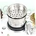 UPKOCH 1set Simulation Kitchen Steamer Toy for Boys and Girls Stainless Steel Cookware Playset Educational Role Play Cooking Toy Interactive Design for Imaginative Play