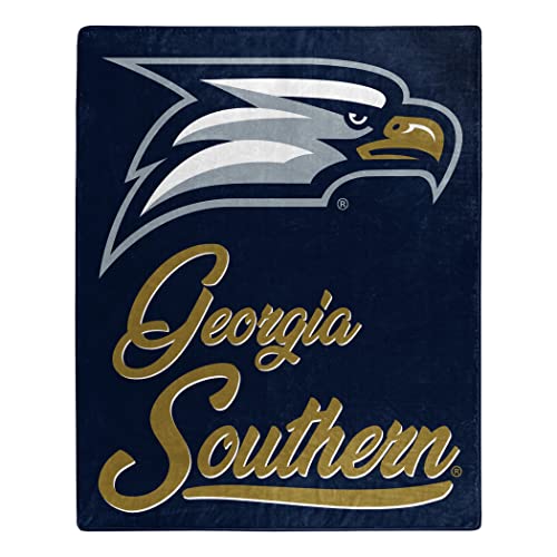Northwest NCAA Georgia Southern Eagles Unisex-Adult Raschel Throw Blanket, 50" x 60", Signature