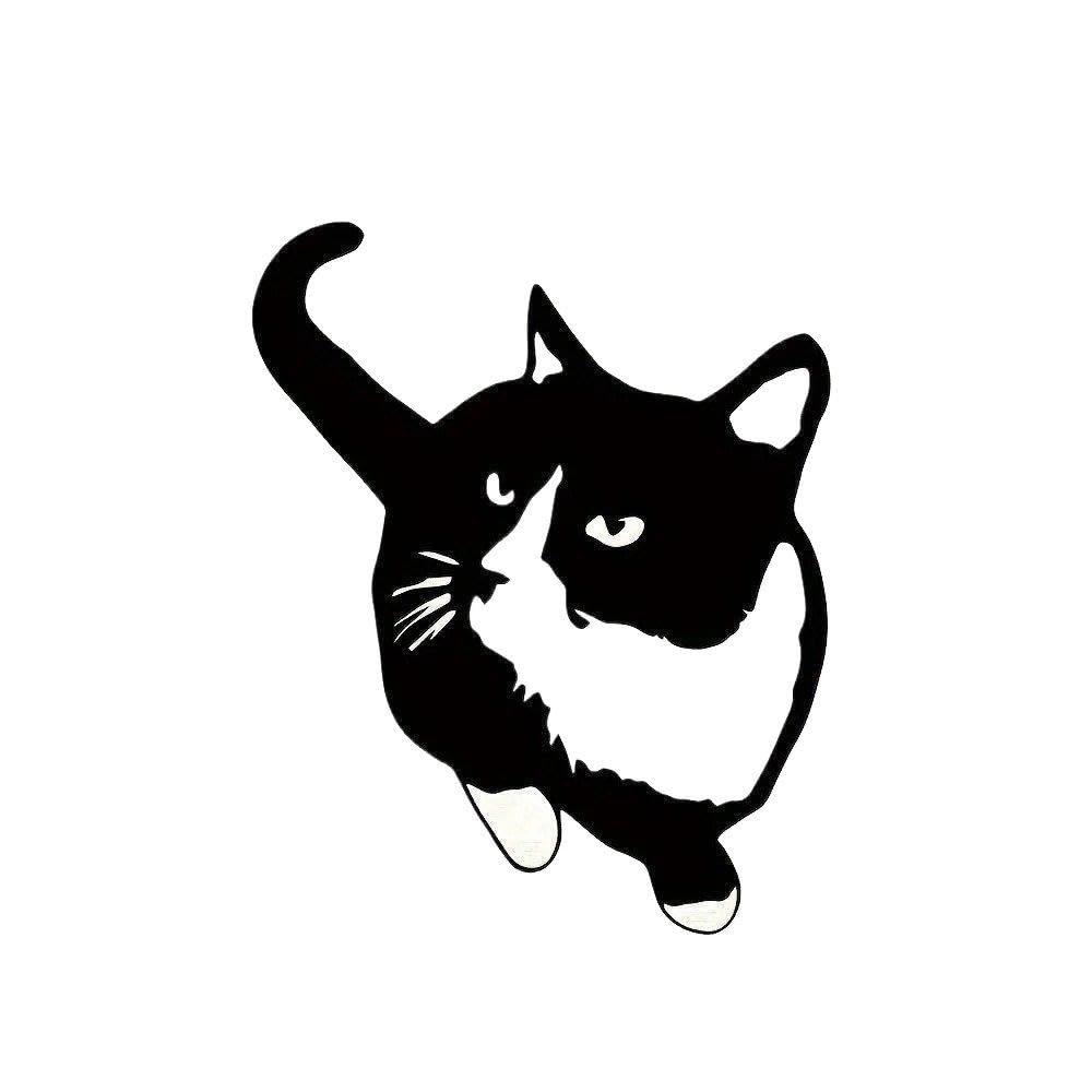 Cat Silhouette Car Decal PVC Vinyl Kitty Bumper Sticker