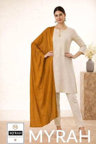 Image of MYRAH Chiffon Solid Casual Daily Use Dupatta For Women's & Girls Length - 2.50 Meter