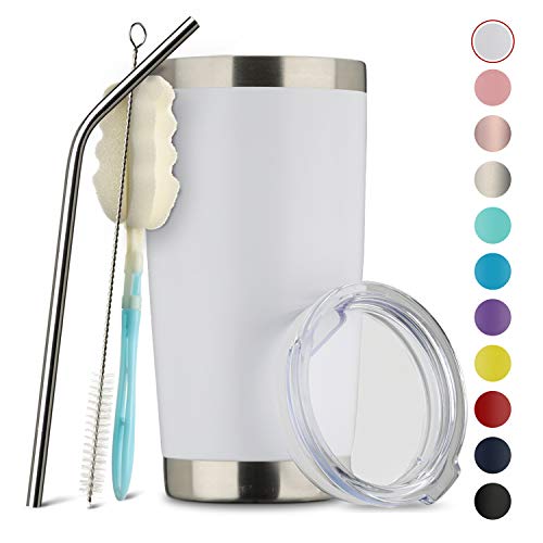 MUCHENGHY 20oz Tumbler Double Wall Stainless Steel Vacuum Insulated Travel Mug with Lid
