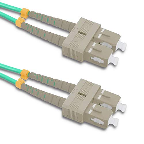 Qoltec Patchcord Fibre Optic SC/UPC - SC/UPC - Multimode - 50/125 - OM4 - Duplex - 10 m