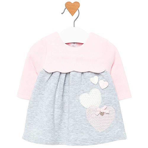 Mayoral Vestido Corazones Bebe Niña 2M-18M (2/4 Meses)