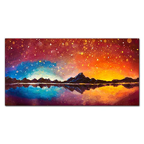 Image sur verre acrylique paysage montagneux pour illuminer une pièce sombre