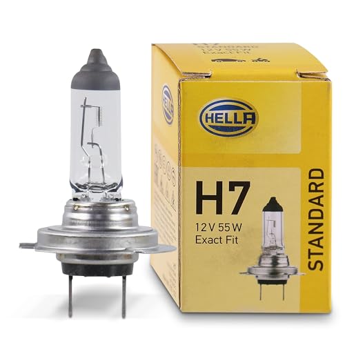 HELLA 8GH 007 157-121 Halogène Ampoule - H7 - Standard - 12V - 55W - Type de culot de l’ampoule: PX26d - Boîte - Quantité: 1