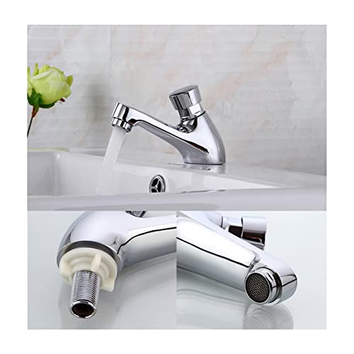 Robinet de lavabo auto-fermer idéal pour lave-mains de toilettes - 6
