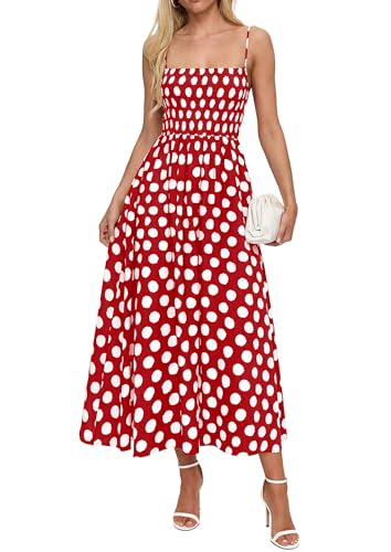 10 Best Polka Dot Dresses That Will Elevate Your Wardrobe Elegance 2 PRETTYGARDEN Womens Polka Dot Summer Midi Dress