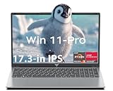 KAIGERR Laptop AMD Ryzen 3 4300U 17.3-in (Beat R5-3500U) 16GB DDR4 512GB SSD, Windows Laptops Ordinateur-Portable AMD Laptops, Numeric Keypad Win-11 Pro WiFi 5 HDMI Type-C USB-3.2 Webcam 3.5mm Audio