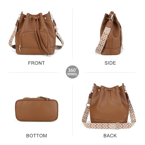 Bolso Bucket AFKOMST para mujer con correa desmontable miniatura 4