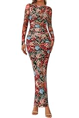 Floral Black Multicolored