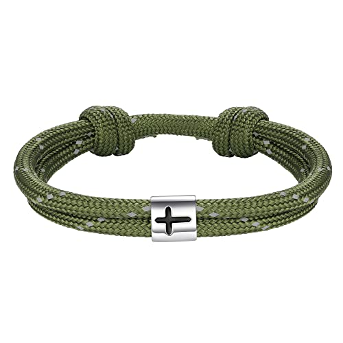 J.Endéar Initial Armband 925 Silber - Personalisiertes Geflochtenes Schmuckstück