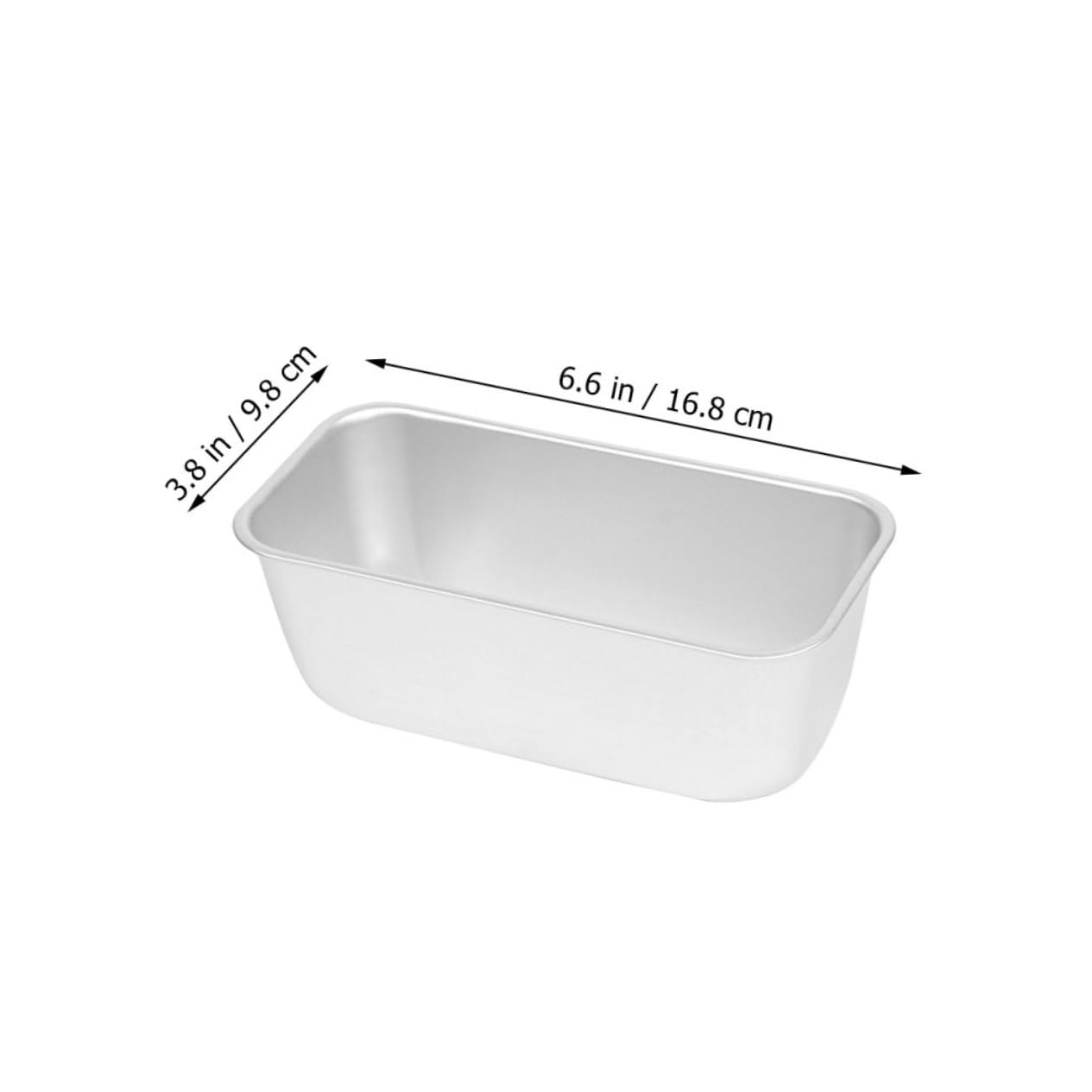 DECHOUS 3 Set Di Teglie Rettangolari Per Plumcake Set Da 2 Teglie Per Plumcake Per Cuocere Pane Torte Al Formaggio Torte Alla Frutta Per La Cucina 2 Pezzi*3