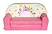 Produktbild FORTISLINE Ausklappbares Kindersofa Mini Pink Castle Abnehmbarer Bezug Spielsofa Kuschelsofa Übernachtungssofa