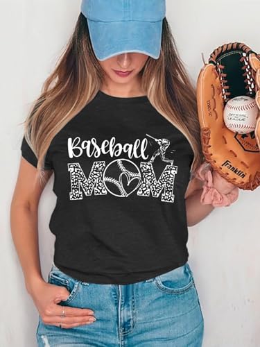 Image of Mama Shirts for Womens Sport Mom Tshirt Ball Mom Gift Tops | Game Day,Campus Activities,Breathable Strenchy,Comfort Material,Short Sleeve