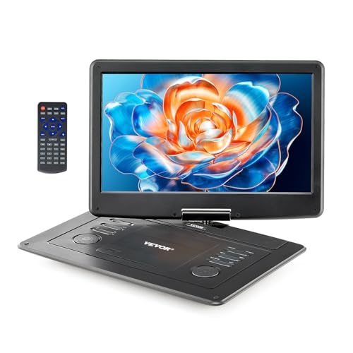 Supporto multiformato: il lettore DVD da viaggio può riprodurre dischi di tutte le regioni, inclusi DVD, DVD±R, DVD±RW, VCD, CD, CD-R, CD-RW, CVD e SVCD. Supporta anche schede USB e SD (fino a 32 GB) e formati come MPEG1, MPEG2, MPEG4, MP3, WMA, JPEG, JPG