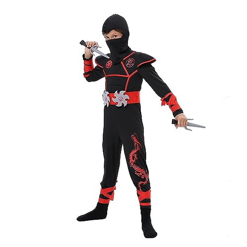 Disfraz de Ninja para niños con accesorios de espuma miniatura 2