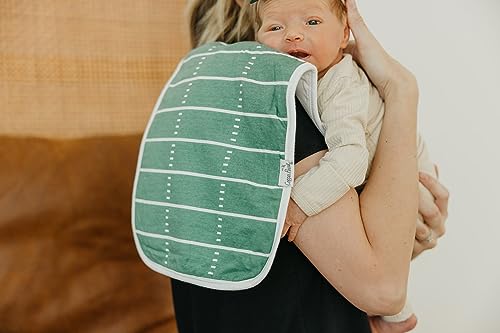 Image of Copper Pearl Premium Baby Burp Cloths - 3-Pack Large Cotton Burp Cloths, Extra Soft Spit Up Rags with 3 Absorbent Layers, Perfect for Baby Boy and Baby Girl Gifts (21 inch x 10 inch Size, Blitz Set)