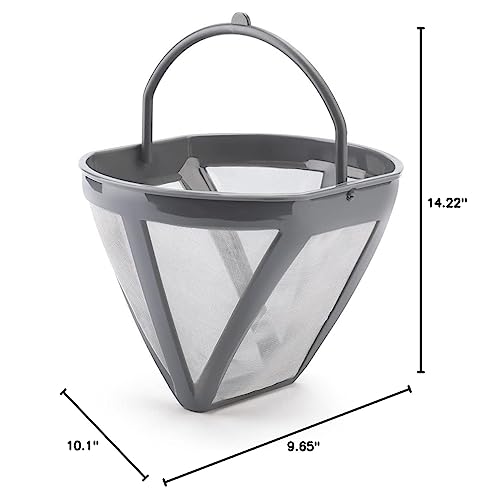 Smeg 1950'S Retro Style 10 Cup Programmable Coffee Maker Machine (Stainless Steel), Large #TOP3