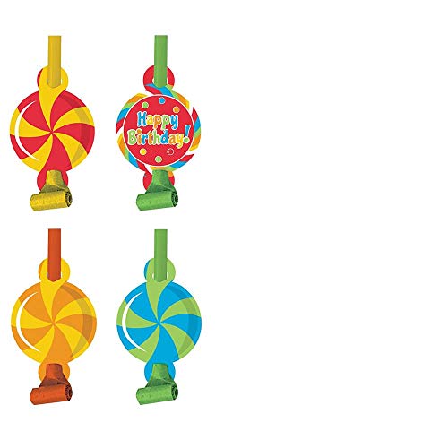 8-Count Birthday Party Blowouts, Sugar Buzz