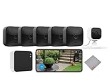 Outdoor Wireless Battery-Powered, Motion Detecting, Weather Resistant Security Camera System Kit wit