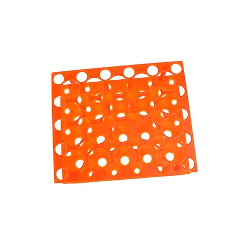 CIYODO Test Tube Bracket Rack for 15ml/50ml Tubes Orange Laboratory Tube Racks View