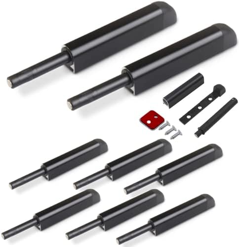 Hardware Solutions,Juego De Cierres De Puerta De Anillo Negro