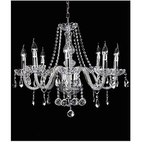 DST Maria Theresa Crystal Chandelier with 8 Lights Cover